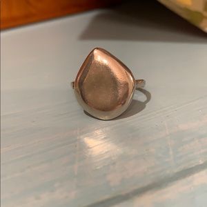 Silpada sterling silver teardrop ring sz 7.5